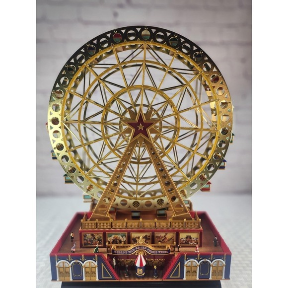Mr. Christmas World's Fair Grand Ferris Wheel Musical Animated Indoor Christm...